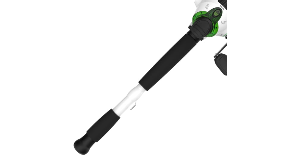 Zebco Bite Alert Spincast Reel and Rod Combo, 7ft 2-PC Fiberglass Rod w/ Built-in Hook Keeper, Electronic Bite Alert Reel w/ Ceramic Pick-Up Pin and Dial-Adjustable Drag, BA808J702MHA.NS3