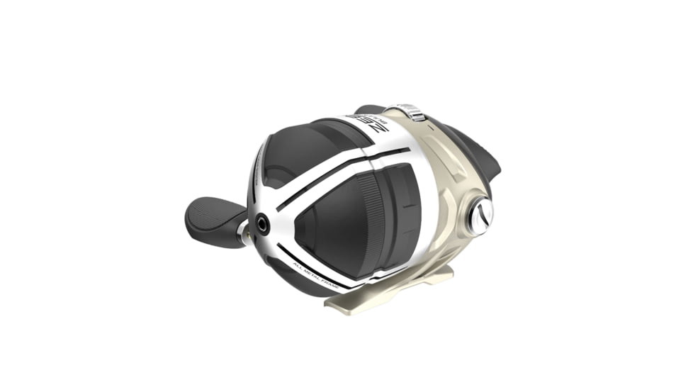 Zebco Bullet MG Spincast Reel, SZ 30 Reel, Fast 29.6 Inches Per Turn, 5.1-1 Ratio, Ultra-Lightweight Magnesium Body, Pre-spooled w/ 10 lb Zebco Fishing Line, Dark Silver, ZB30MG.BX3