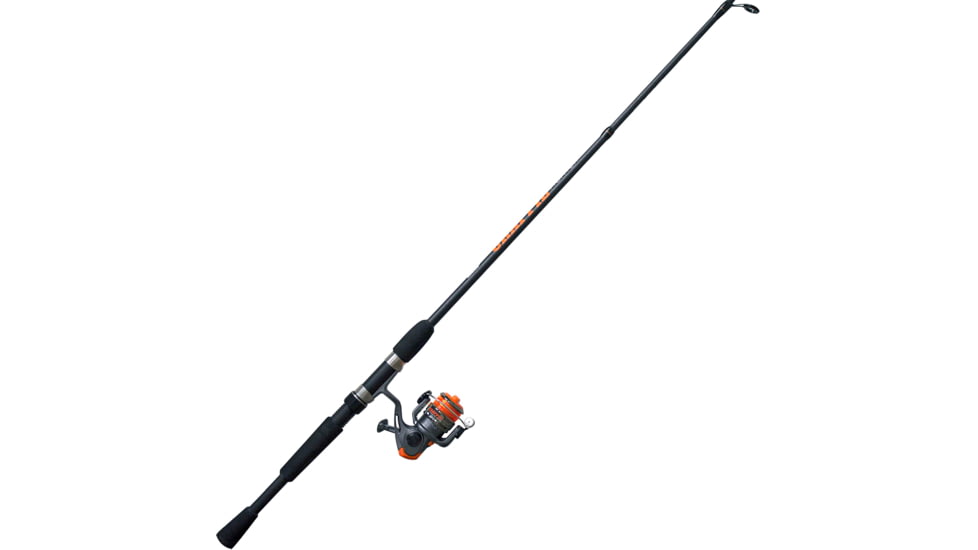 Zebco Crappie Fighter Spinning Combo, 6 ft, Gray/Orange, CRFUL602LA.NS4