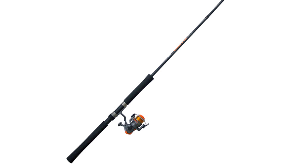 Zebco Crappie Fighter Spinning Combo, 7 ft, Gray/Orange, CRFUL702LA.NS4