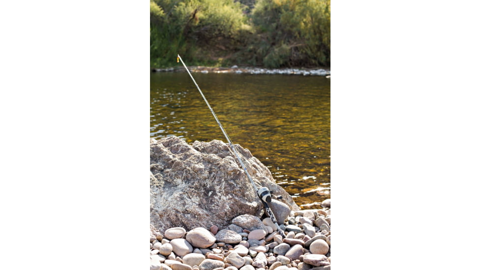 Zebco Folds of Honor Spincast Reel and Rod Combo, 6ft 2-PC Rod w/ EVA Handle, QuickSet Anti-Reverse Reel w/ Bite Alert, 33602MFOHC.NS4