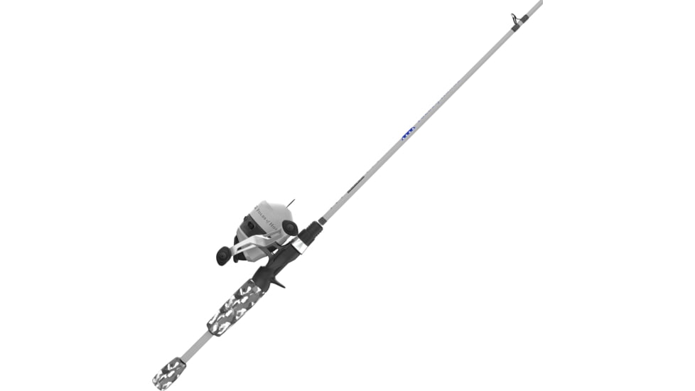 Zebco Folds of Honor Spincast Reel and Rod Combo, 6ft 2-PC Rod w/ EVA Handle, QuickSet Anti-Reverse Reel w/ Bite Alert, 33602MFOHC.NS4