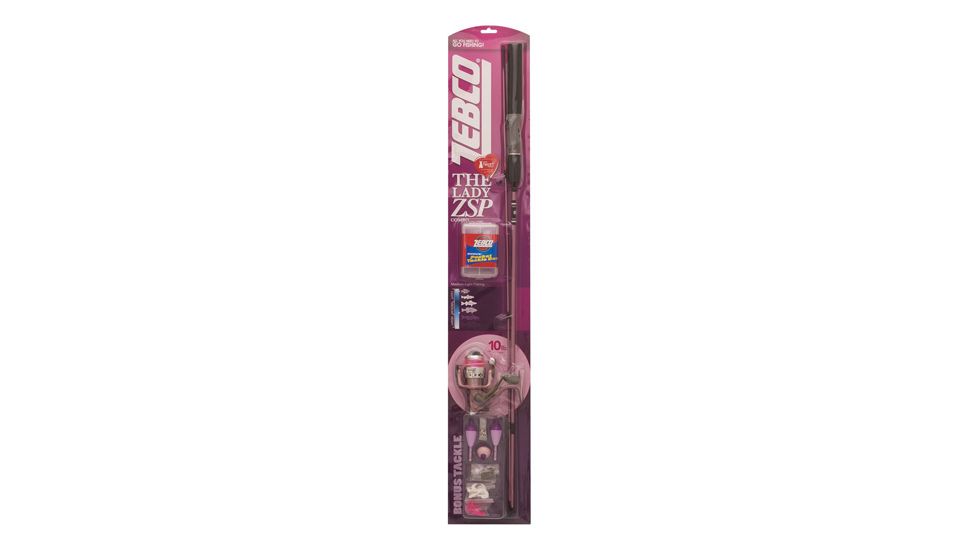 Zebco LADIES 20SZ 5'6 SPINNING COMBO W/TACKLE SPLADYHTA.08.BP6