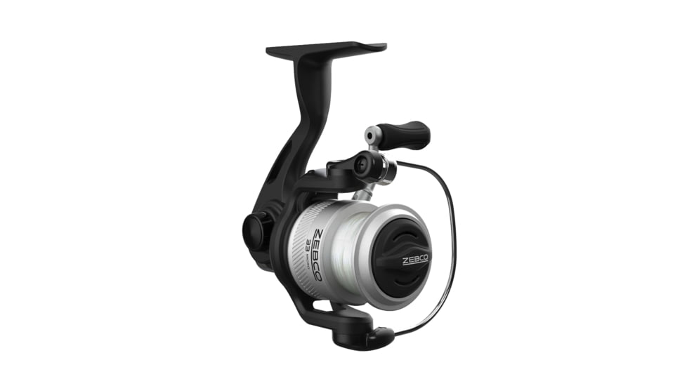 Zebco 33 Micro Spinning Reel and Telescopic Rod Combo, Extendable 19in to 5ft Telescopic Pole w/ ComfortGrip Rod Handle, QuickSet Anti-Reverse Reel, Silver/Black, 33MS505ULTELA.FB4
