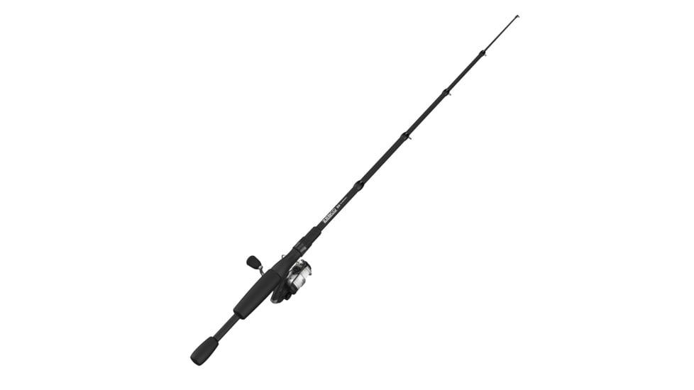 Zebco 33 Micro Spinning Reel and Telescopic Rod Combo, Extendable 19in to 5ft Telescopic Pole w/ ComfortGrip Rod Handle, QuickSet Anti-Reverse Reel, Silver/Black, 33MS505ULTELA.FB4