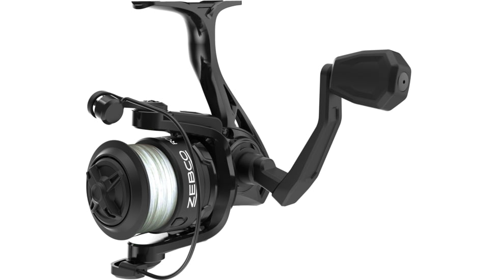 Zebco Roam 20 Size Spinning Combo, 8 lb Line, w/2 Piece Medium Light Rod, Black, 6ft, ROAMBK20602ML.NS3