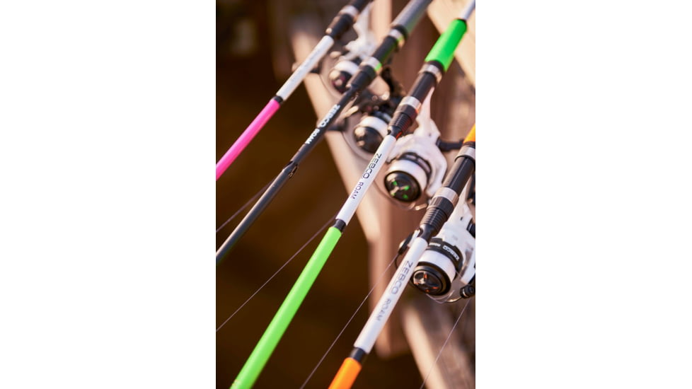 Zebco Roam 20 Size Spinning Combo, 8 lb Line, w/2 Piece Medium Light Rod, Black, 6ft, ROAMBK20602ML.NS3