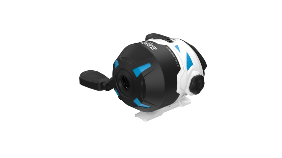 Zebco Roam Spincast Reel, SZ 30 Reel, Changeable Right or LH Retrieve, Pre-Spooled w/ 10lb Zebco Fishing Line, Stainless Steel Front Cover, Blue, Clam Pack, ROAMBL.SC3