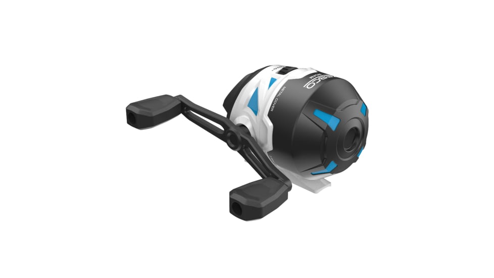 Zebco Roam Spincast Reel, SZ 30 Reel, Changeable Right or LH Retrieve, Pre-Spooled w/ 10lb Zebco Fishing Line, Stainless Steel Front Cover, Blue, ROAMBL.BX3