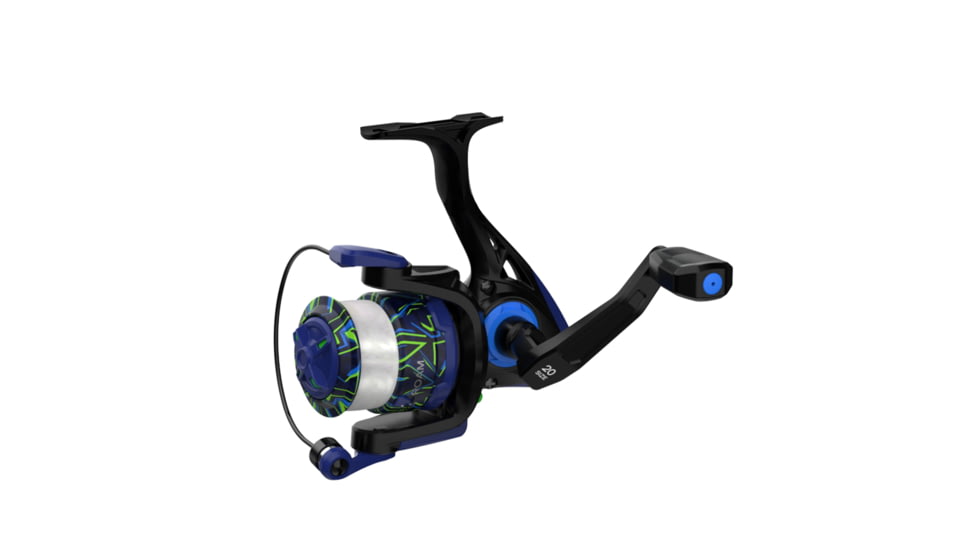 Zebco Roam Spinning Reel and Rod Combo, 6ft 2-PC Fiberglass Pole, Split ComfortGrip Handle, Soft-Touch Handle Knob, SZ 20 Reel, Green/Blue, ROAMBG20602ML.NS3