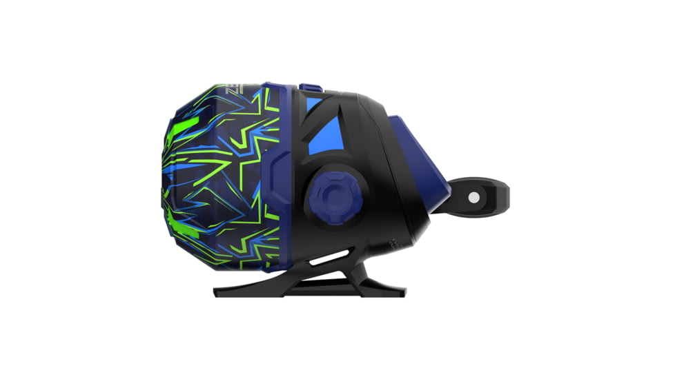 Zebco Roam Spincast Reel and Rod Combo, 6ft 2-PC Fiberglass Pole, ComfortGrip Handle, QuickSet Anti-Reverse Reel, Pre-Spooled w/ 10lb Zebco Line, Blue/Green, ROAMBG3602M.NS3
