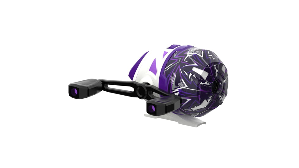 Zebco Roam Spincast Reel and Rod Combo, 6ft 2-PC Fiberglass Pole, ComfortGrip Handle, QuickSet Anti-Reverse Reel, Pre-Spooled w/ 10lb Zebco Line, Purple, ROAMPR3602M.NS3