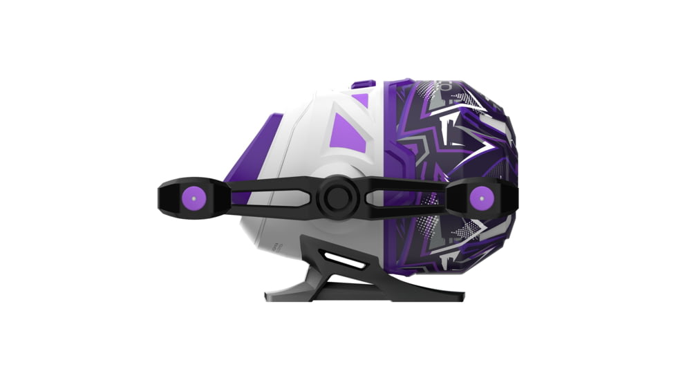 Zebco Roam Spincast Reel and Rod Combo, 6ft 2-PC Fiberglass Pole, ComfortGrip Handle, QuickSet Anti-Reverse Reel, Pre-Spooled w/ 10lb Zebco Line, Purple, ROAMPR3602M.NS3