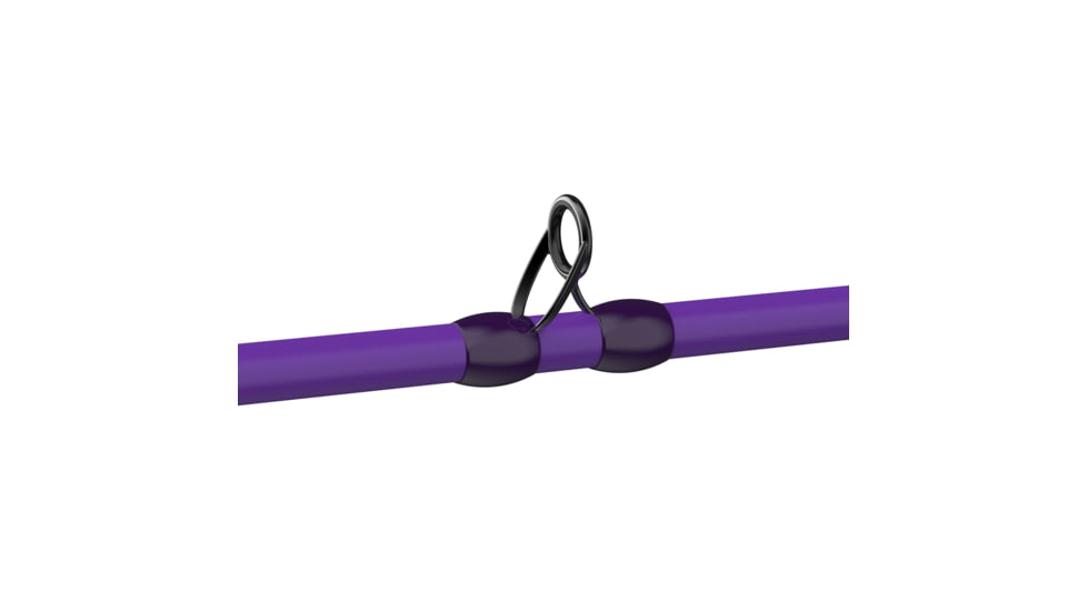 Zebco Roam Spincast Reel and Rod Combo, 6ft 2-PC Fiberglass Pole, ComfortGrip Handle, QuickSet Anti-Reverse Reel, Pre-Spooled w/ 10lb Zebco Line, Purple, ROAMPR3602M.NS3