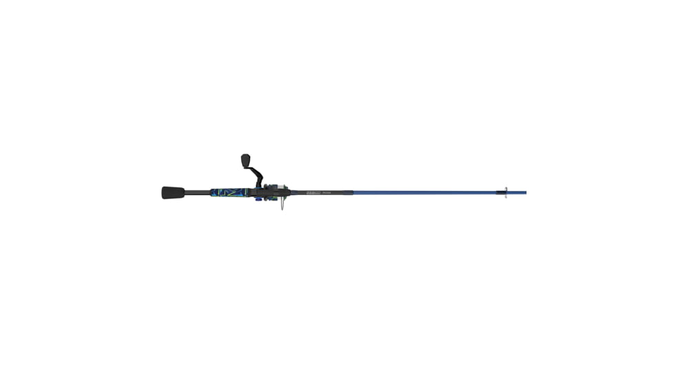 Zebco Roam Spinning Reel and Rod Combo, 6ft 6in 2-PC Fiberglass Pole, Split ComfortGrip Handle, Soft-Touch Handle Knob, SZ 30 Reel, Blue/Green, ROAMBG30662M.NS3