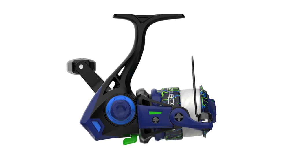 Zebco Roam Spinning Reel and Rod Combo, 6ft 6in 2-PC Fiberglass Pole, Split ComfortGrip Handle, Soft-Touch Handle Knob, SZ 30 Reel, Blue/Green, ROAMBG30662M.NS3
