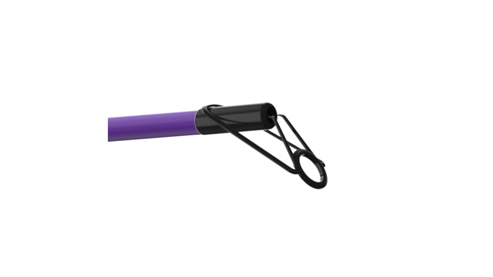 Zebco Roam Spinning Reel and Rod Combo, 6ft 6in 2-PC Fiberglass Pole, Split ComfortGrip Handle, Soft-Touch Handle Knob, SZ 30 Reel, Purple, ROAMPR30662M.NS3