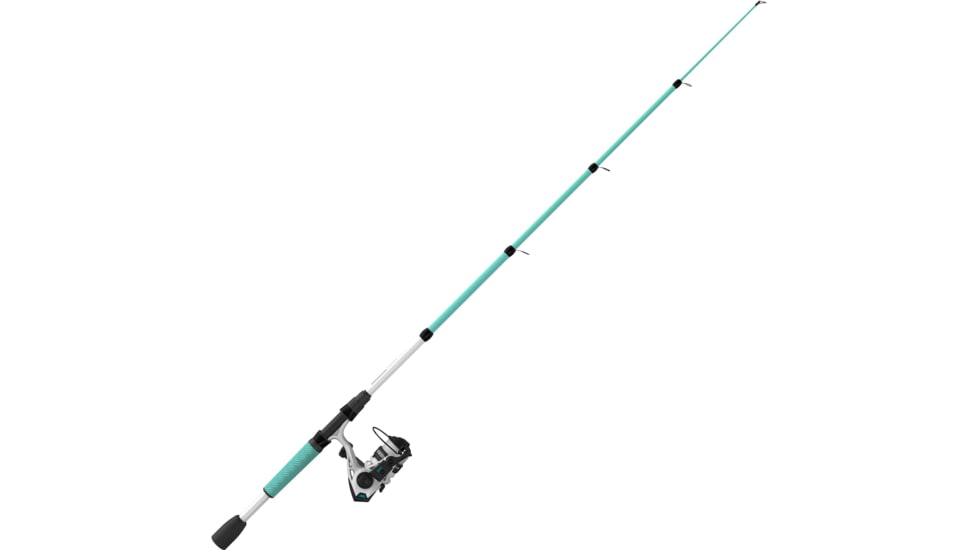Zebco Roam Tele Size 20 Spinning Combo, 8 lb Line, 6ft Rod, Comfort Grip, Seafoam, ROAMSF20605M.FB4
