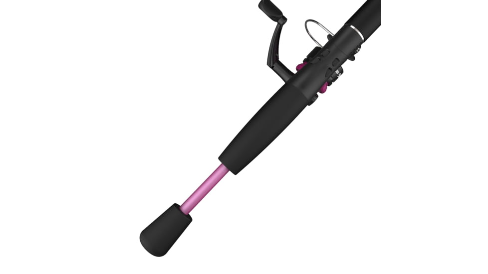 Zebco Slingshot Spinning Reel and Rod Combo, 5ft 6in 2-PC Pole, SZ 20 Reel, Changeable Righ/Left Retrieve, Pre-Spooled w/ 8lb Zebco Cajun Line, Purple, SLSPPL562MLA.NS4