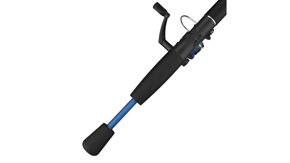 Zebco Slingshot Spinning Reel and Rod Combo, 6ft 2-PC Pole, SZ 20 Reel, Changeable Righ/Left Retrieve, Pre-Spooled w/ 8lb Zebco Cajun Line, Blue, SLSPBL602ML.NS4