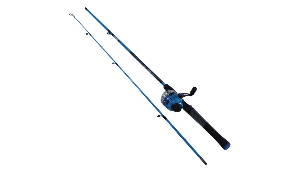 Zebco SPLASH BLUE 6' 2PC MED SC COMBO W/10# SPLBLSC602M.10.NS4
