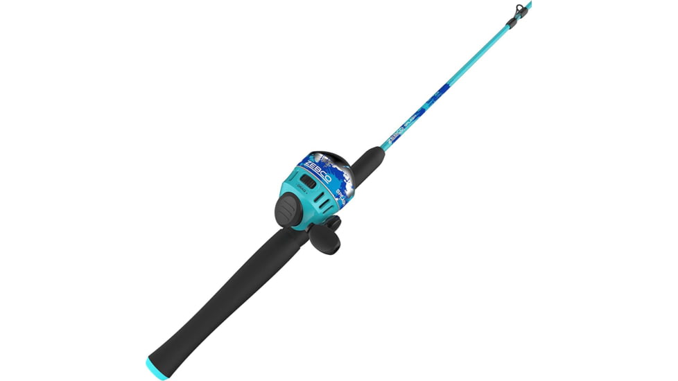 Zebco Splash Combo Spincast, On 6ft 2 Piece Rod, 4 Pack Asstmnt, 2 Blue / 2 Purp, BRSSPLASHSC602M