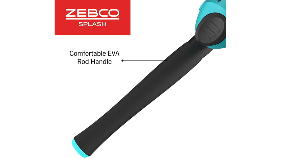 Zebco Splash Combo Spincast, On 6ft 2 Piece Rod, 4 Pack Asstmnt, 2 Blue / 2 Purp, BRSSPLASHSC602M