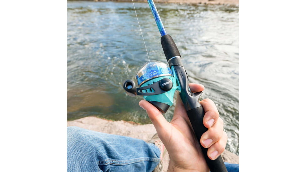 Zebco Splash Combo Spincast, On 6ft 2 Piece Rod, 4 Pack Asstmnt, 2 Blue / 2 Purp, BRSSPLASHSC602M