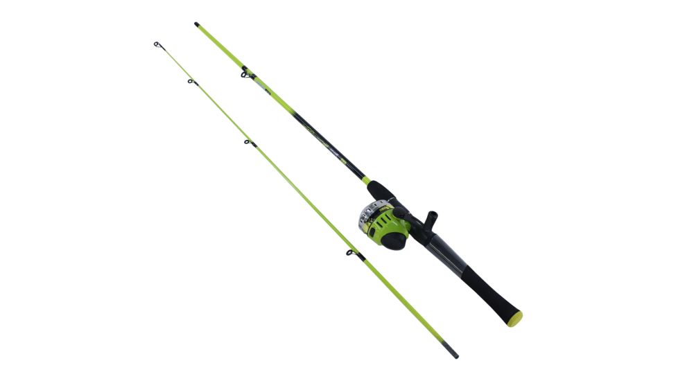 Zebco SPLASH GREEN 6' 2PC MED SC COMBOw/10# SPLGRSC602M.10.NS4