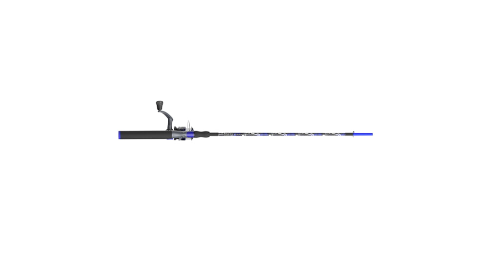 Zebco Splash Spinning Reel and Rod Combo, 6ft 2-PC Fiberglass Rod, Medium-Light, Moderate, SZ 20 Reel, 5.2-1 Ratio, 2-Bearings, All Metal Gears, Z-Splash Blue, SPLZFB20602ML.NS4