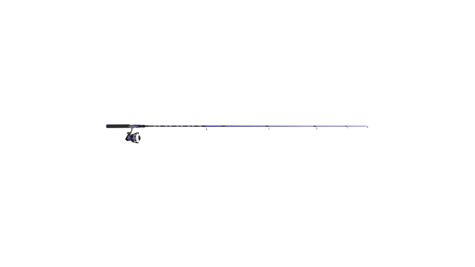 Zebco Splash Spinning Reel and Rod Combo, 6ft 2-PC Fiberglass Rod, Medium-Light, Moderate, SZ 20 Reel, 5.2-1 Ratio, 2-Bearings, All Metal Gears, Z-Splash Blue, SPLZFB20602ML.NS4