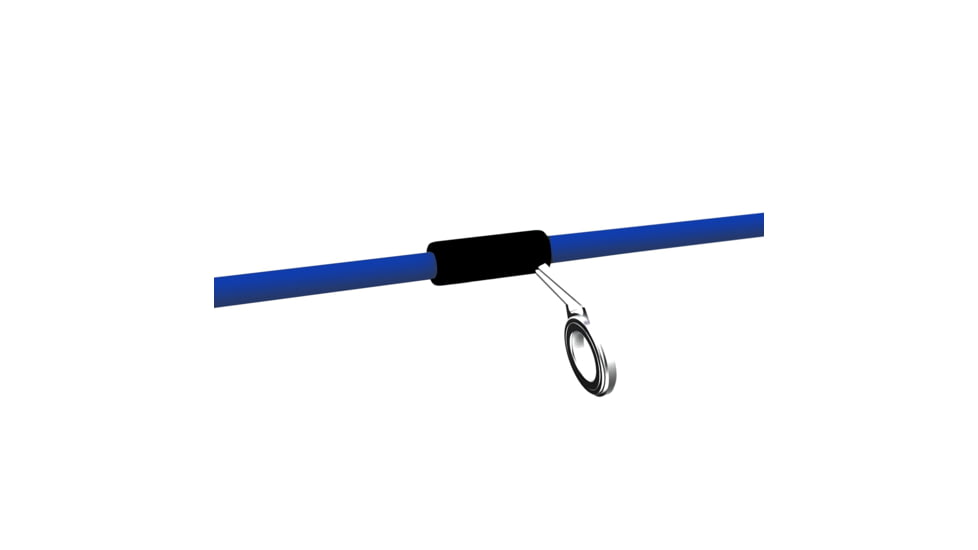Zebco Splash Spinning Reel and Rod Combo, 6ft 2-PC Fiberglass Rod, Medium-Light, Moderate, SZ 20 Reel, 5.2-1 Ratio, 2-Bearings, All Metal Gears, Z-Splash Blue, SPLZFB20602ML.NS4
