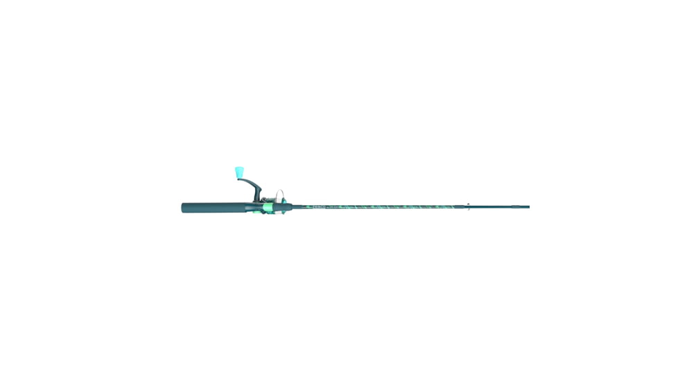 Zebco Splash Spinning Reel and Rod Combo, 6ft 2-PC Fiberglass Rod, Medium-Light, Moderate, SZ 20 Reel, 5.2-1 Ratio, 2-Bearings, All Metal Gears, Grunge Green, SPLGRG20602ML.NS4