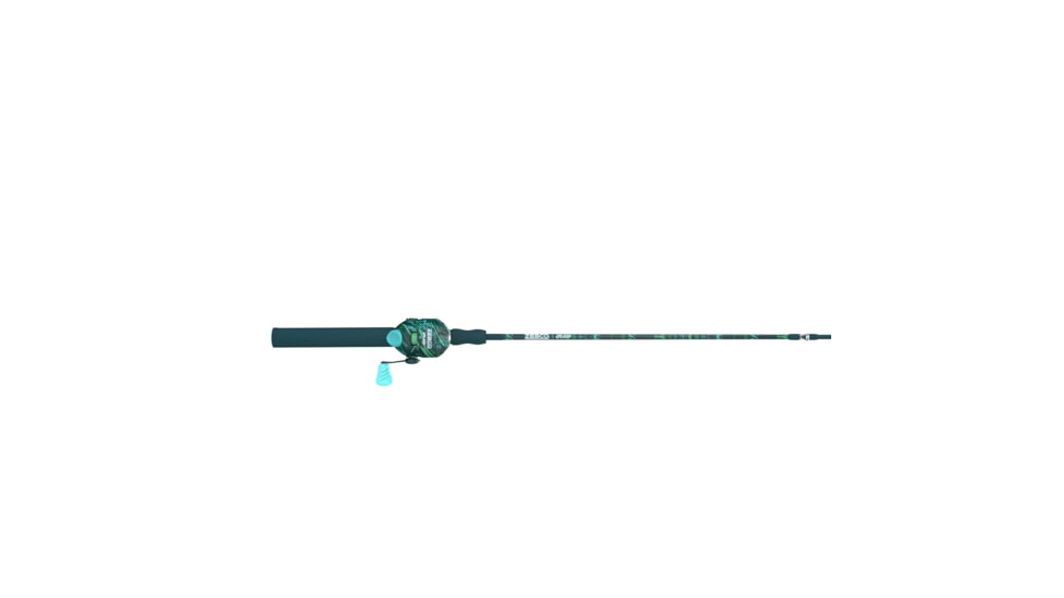 Zebco Splash Spincast Reel and Rod Combo, 6ft 2-PC Fiberglass Rod, Medium, Moderate, SZ 20 Reel, Ball Bearing System, All Metal Gears, Grunge Green, SPLGRGSC602M.NS4