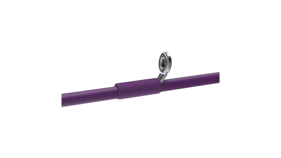 Zebco Splash Spincast Reel and Rod Combo, 6ft 1-PC Fiberglass Rod, Medium, Moderate, SZ 20 Reel, Ball Bearing System, All Metal Gears, Tidepool Purple, SPLTPPSC602M.NS4