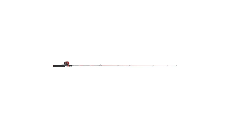 Zebco Splash Spincast Reel and Rod Combo, 6ft 1-PC Fiberglass Rod, Medium, Moderate, SZ 20 Reel, Ball Bearing System, All Metal Gears, Z-Splash Red, SPLZFRSC602M.NS4