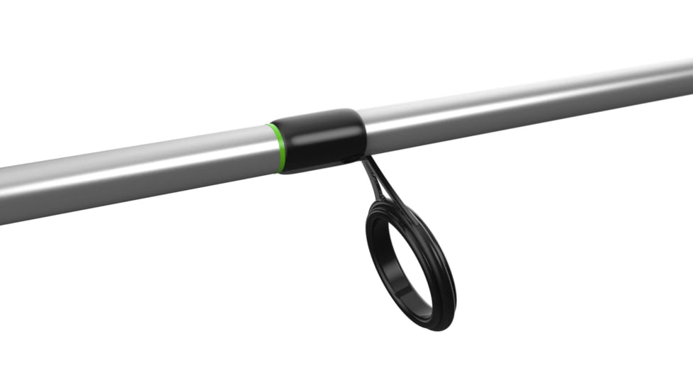 Zebco Stinger Spinning Reel and Rod Combo, 7ft 2-PC Fiberglass Pole, EVA Rod Handle, SZ 40 Reel, Changeable Righ/Left Retrieve, Built-In Hook Keeper, Silver/Black, SSP40702MA.NS3