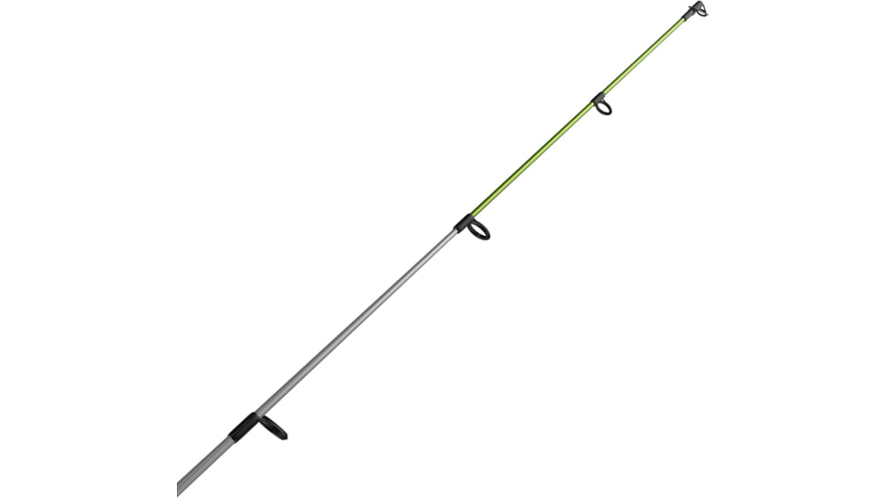 Zebco Stinger Spinning Reel and Rod Combo, 7ft 2-PC Fiberglass Pole, EVA Rod Handle, SZ 40 Reel, Changeable Righ/Left Retrieve, Built-In Hook Keeper, Silver/Black, SSP40702MA.NS3