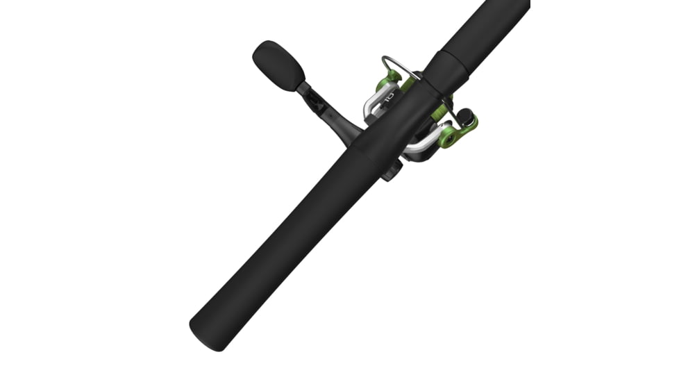 Zebco Stinger Spinning Reel and Rod Combo, 6ft 6in 2-PC Fiberglass Pole, EVA Rod Handle, SZ 30 Reel, Changeable Righ/Left Retrieve, Silver/Black, SSP30662MA.NS3