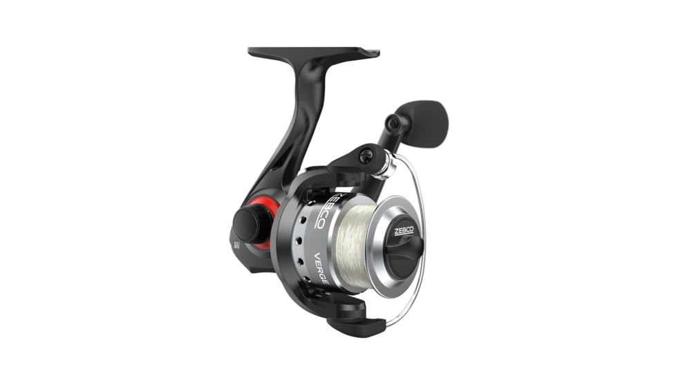 Zebco Verge Spinning Reel and Rod Combo, 5ft 2-PC Pole, SZ 05 Reel, Changeable Righ/Left Retrieve, Pre-Spooled w/ 4lb Zebco Line, Black, VERGE05502UL.NS3