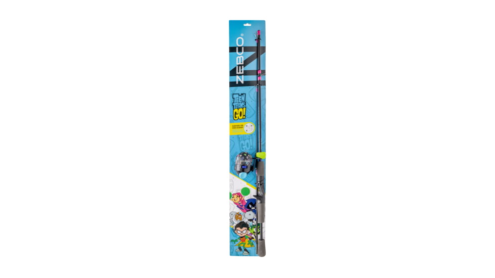 Zebco Teen Titans 5 ft Spincast Combo, 2 Pieces