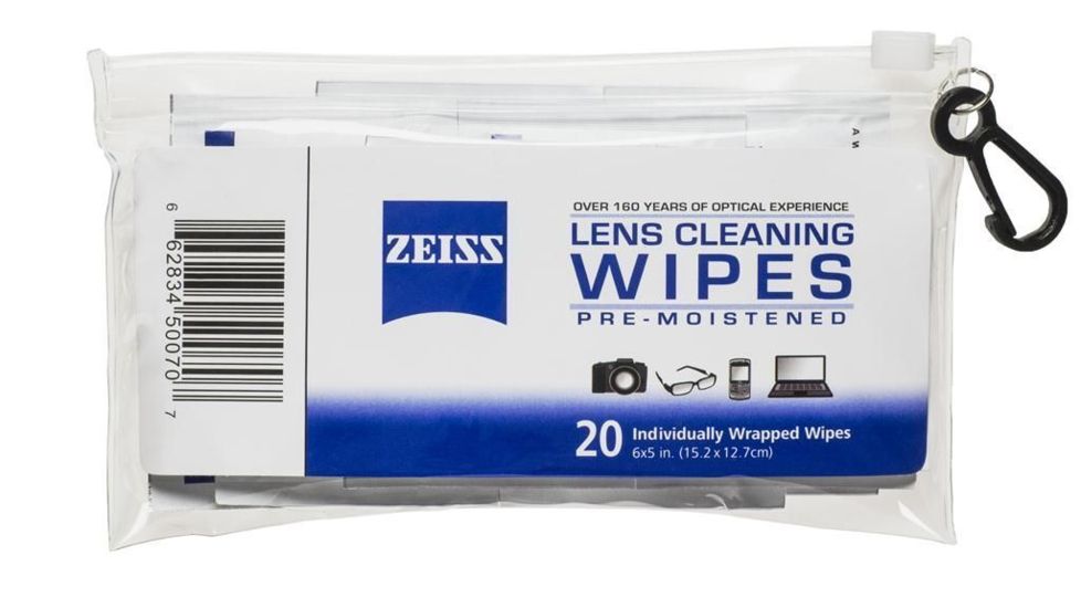 Zeiss 20ct. Portable Lens Wipes Pouch 2127 719