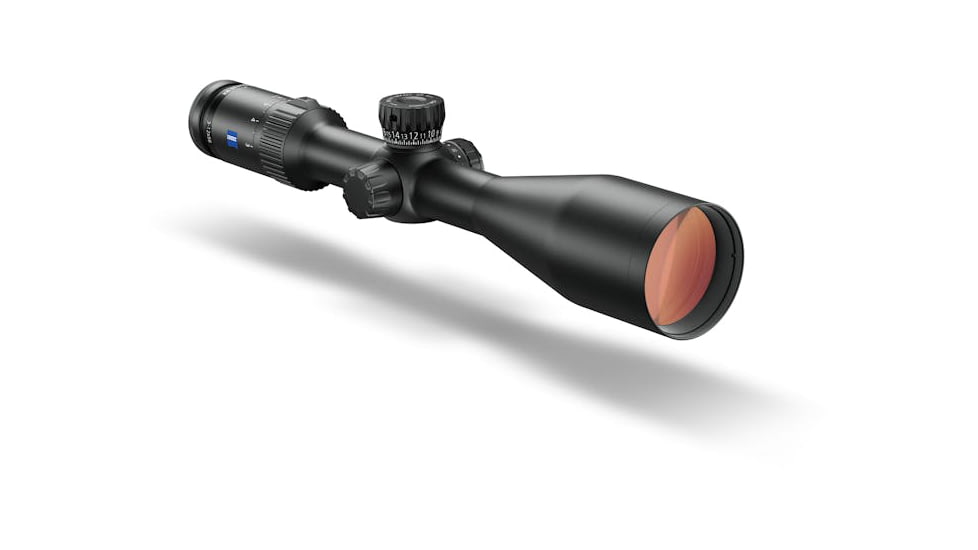 Zeiss Conquest V4 3-12x56mm, 30mm Tube Rifle Scope, Second Focal Plane, Illuminated Plex 60 Reticle, Black, 522925-9960-080