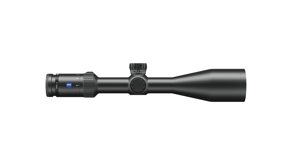 Zeiss Conquest V4 3-12x56mm, 30mm Tube Rifle Scope, Second Focal Plane, Illuminated Plex 60 Reticle, Black, 522925-9960-080