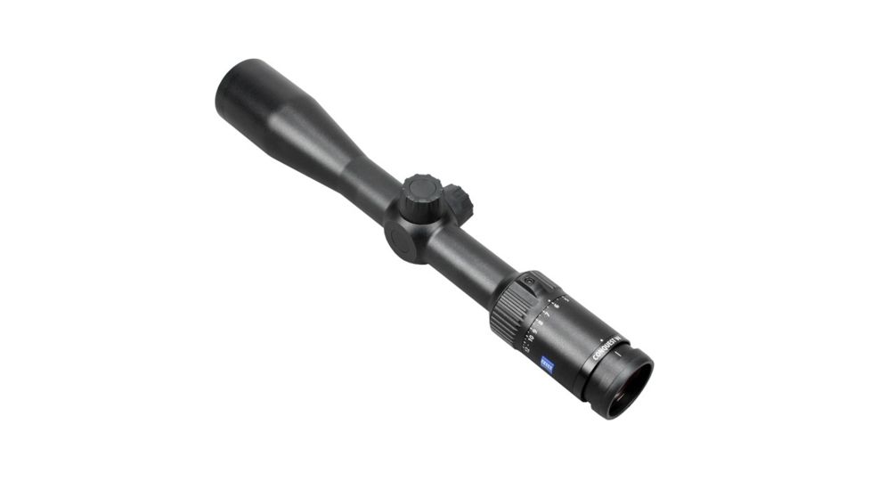 Zeiss CONQUEST V4 Rifle Scope, 3-12x44, 30mm Tube, 1/4 MOA, Z-Plex Reticle, Black, 522961-9920-000