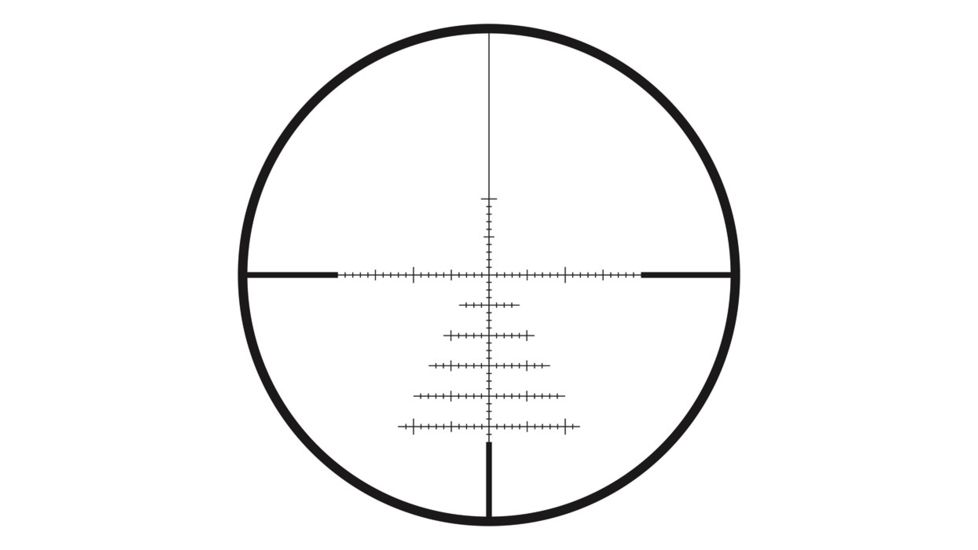 Zeiss CONQUEST V4 Rifle Scope, 3-12x44, 30mm Tube, 1/4 MOA, ZBR-1 Reticle, Black, 522961-9991-000