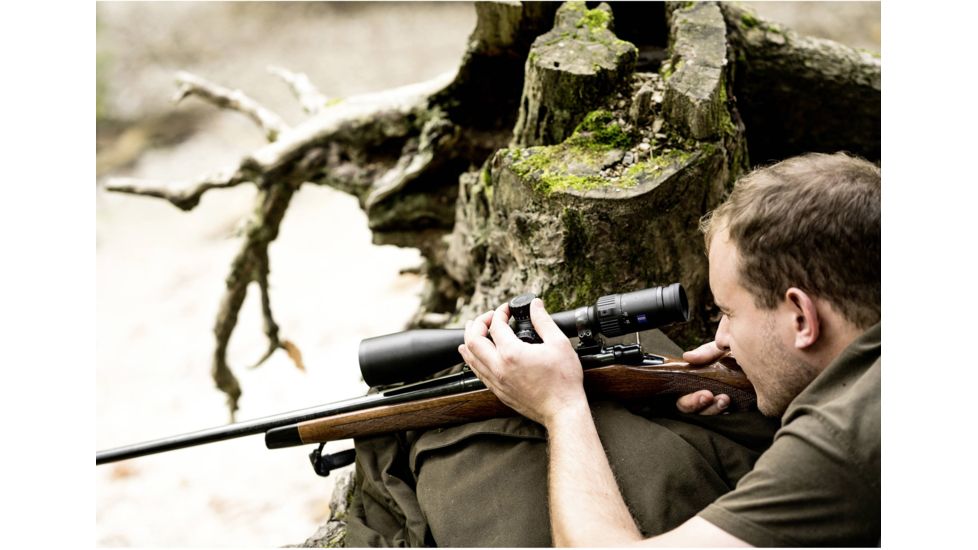 Zeiss Conquest V4 4-16x44mm 30mm Tube Rifle Scope, Second Focal Plane, ZMOA-T30 Reticle #64, Black, 522931-9964-080