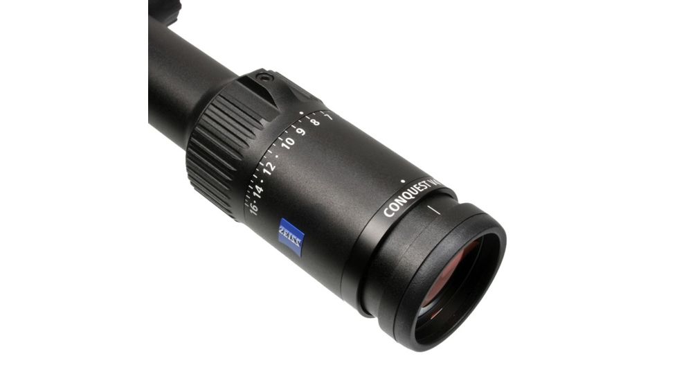 Zeiss CONQUEST V4 Rifle Scope, 4-16x50, 30mm Tube, 1/4 MOA, Illuminated ZMOA-1 Reticle, Black, 522945-9993-080