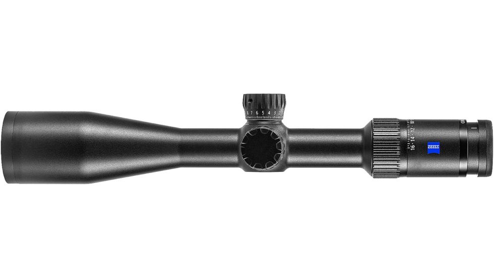 Zeiss Conquest V4 Rifle Scope, 4-16x50, 30mm Tube, ZBi - Illum. Reticle, Ext Elevation Ballistic Stop, Black, Medium, NSN 9013.10.1000, 522945-9968-080