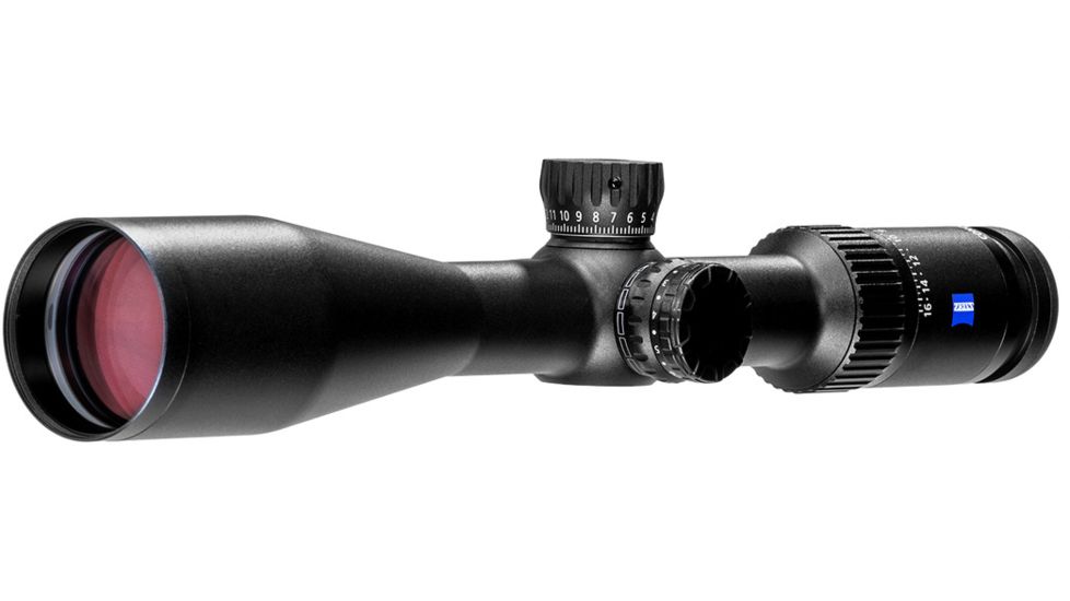 Zeiss Conquest V4 Rifle Scope, 4-16x50, 30mm Tube, ZBi - Illum. Reticle, Ext Elevation Ballistic Stop, Black, Medium, NSN 9013.10.1000, 522945-9968-080
